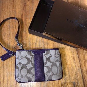 Coach wristlet